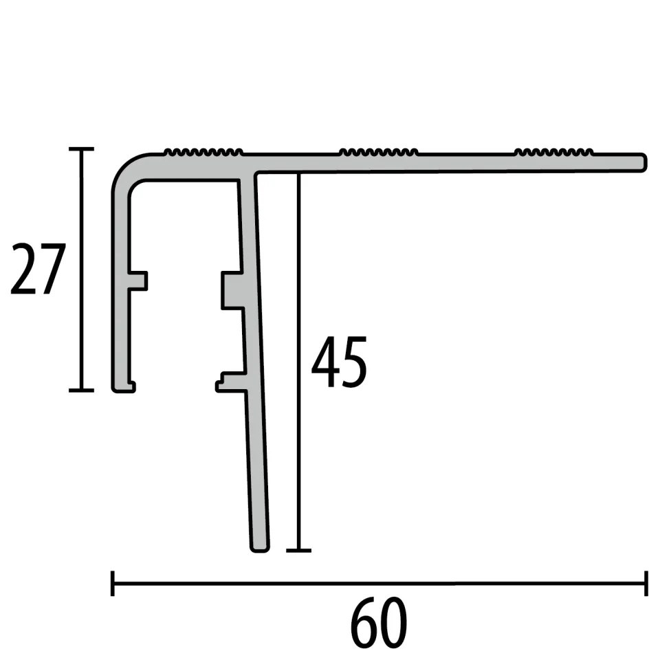 Küberit Treppenkantenprofile 890