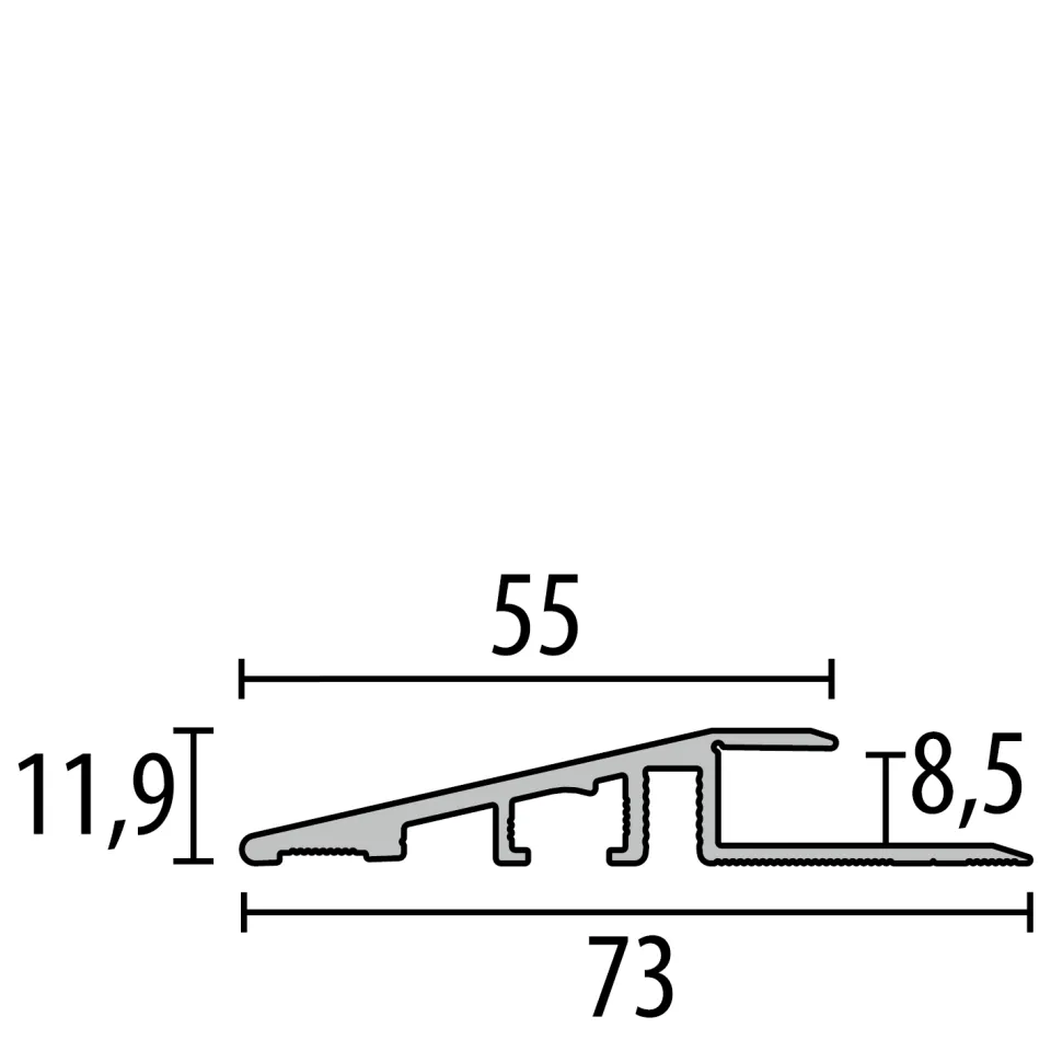 Küberit Rampenprofile 90° Ecken 270N