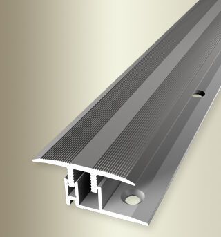 Überg-Pr 1000 mm SB Typ 588XL E-Clip® XL Alu eloxiert edelstahloptik 8 - 12 mm zweiteilig