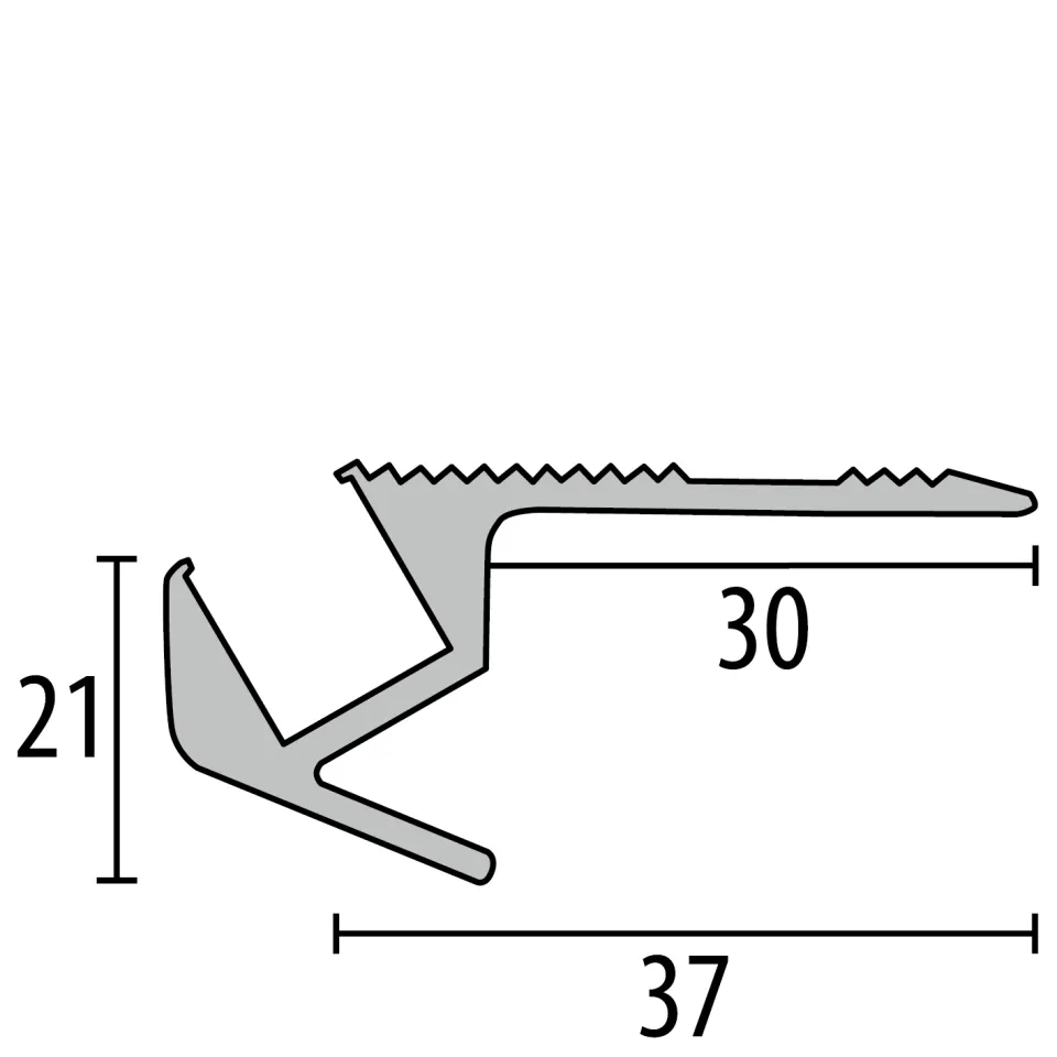 Küberit Treppenkantenprofile 891