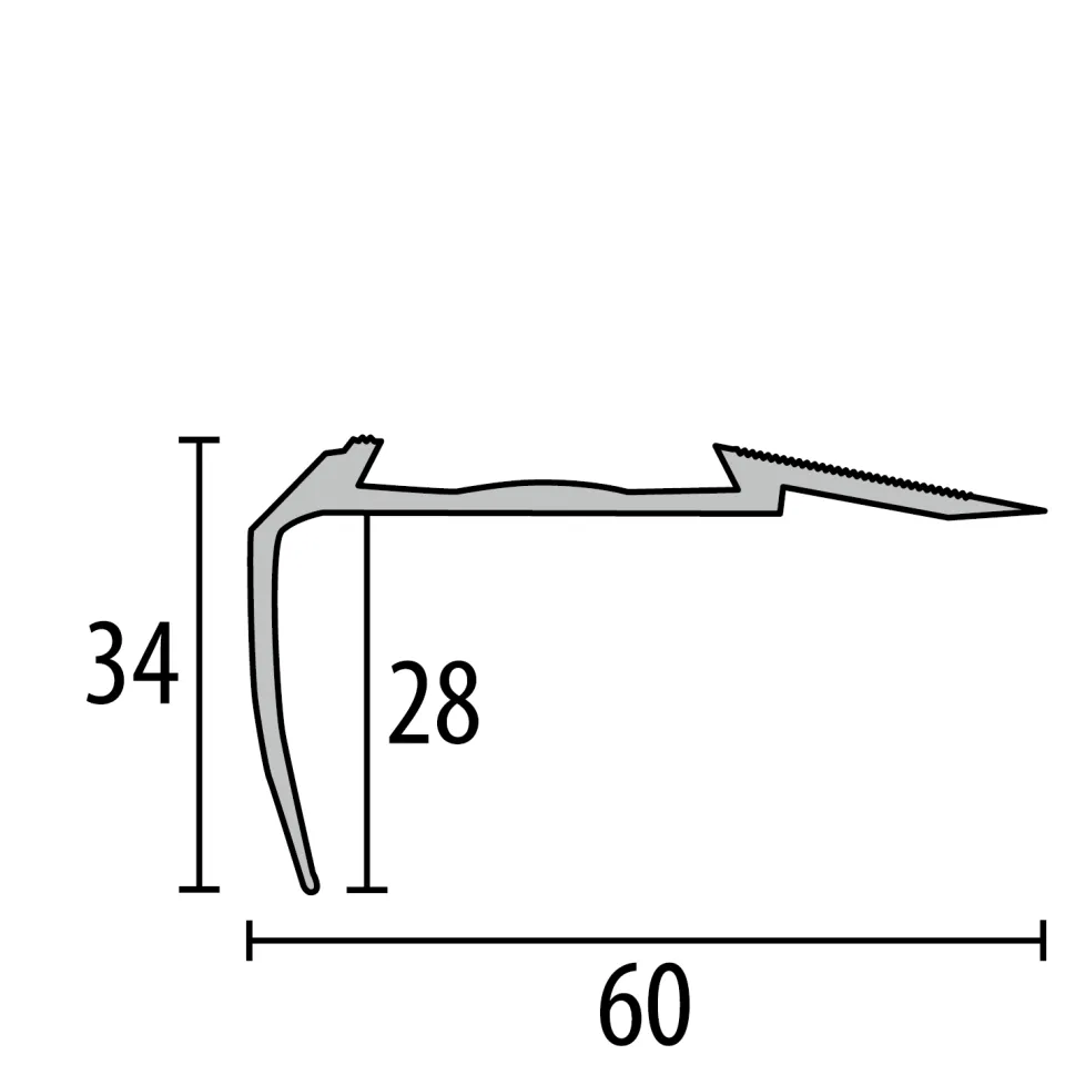 Küberit Treppenkantenprofile 706