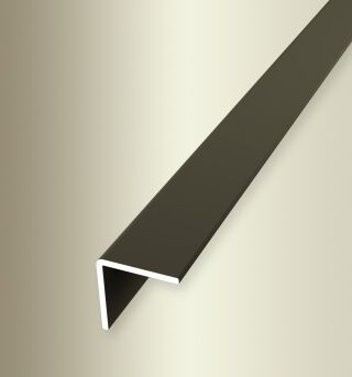 Winkelprofil 2500 mm SBS Typ 277 U Aluminium eloxiert bronze 16 mm ungebohrt, einfach biegbar