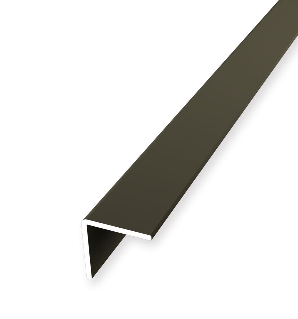 Winkelprofil 2500 mm SBS Typ 277 U Aluminium eloxiert bronze 16 mm ungebohrt, einfach biegbar