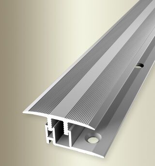 Überg-Pr 1000 mm SB Typ 588XL E-Clip® XL Aluminium eloxiert silber 8 - 12 mm zweiteilig
