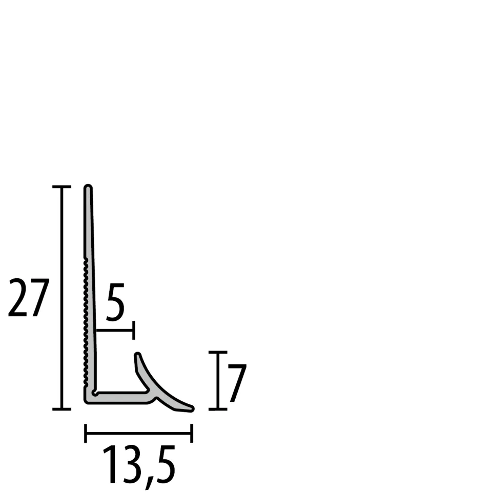 Küberit Sockelleisten 927