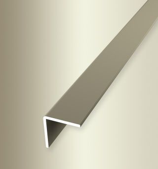 Winkelprofil 2500 mm SBS Typ 277 U Aluminium eloxiert sand 16 mm ungebohrt, einfach biegbar