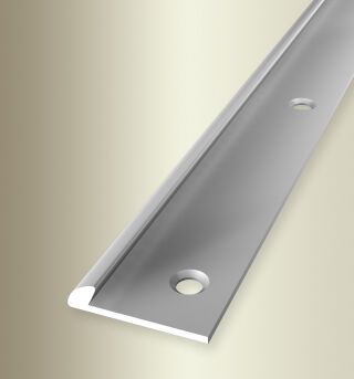 Abschlussprofil 1000 mm SBS Typ 356 Aluminium eloxiert silber 2,5 mm versenkt gebohrt
