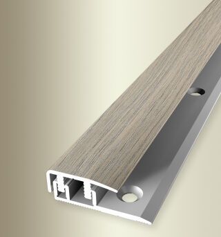 Absch.-Pr. 1000 mm SB Typ 577 H D-Clip® Alu Holzd. Eiche beige grau 4 - 7,5 mm mit Holzdekor