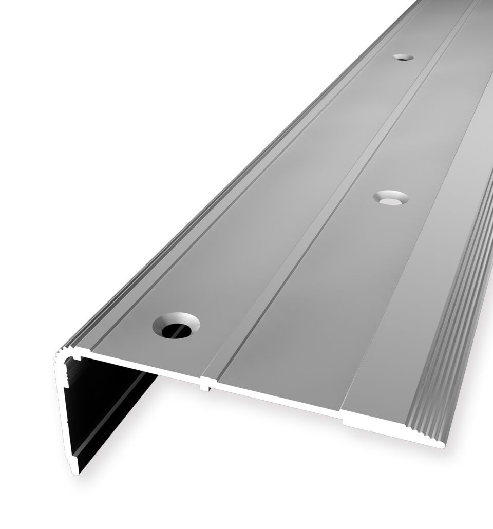 TK-Profil 3000 mm SBS Typ 715 »Reno-TK« Aluminium eloxiert silber 0 - 25 mm versetzt vers. gebohrt, für 2 GS-Einl.