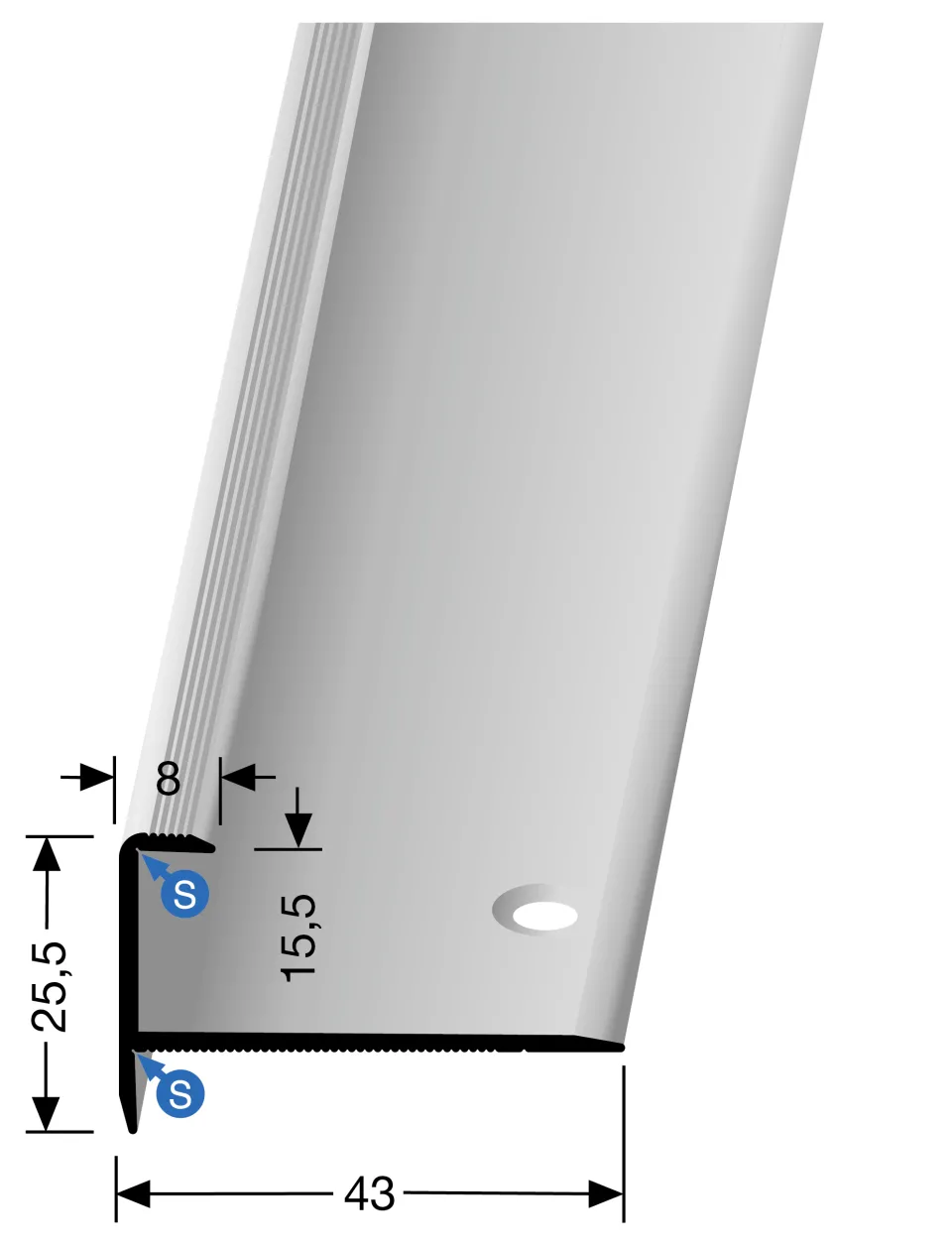Küberit Treppenkantenprofile 813