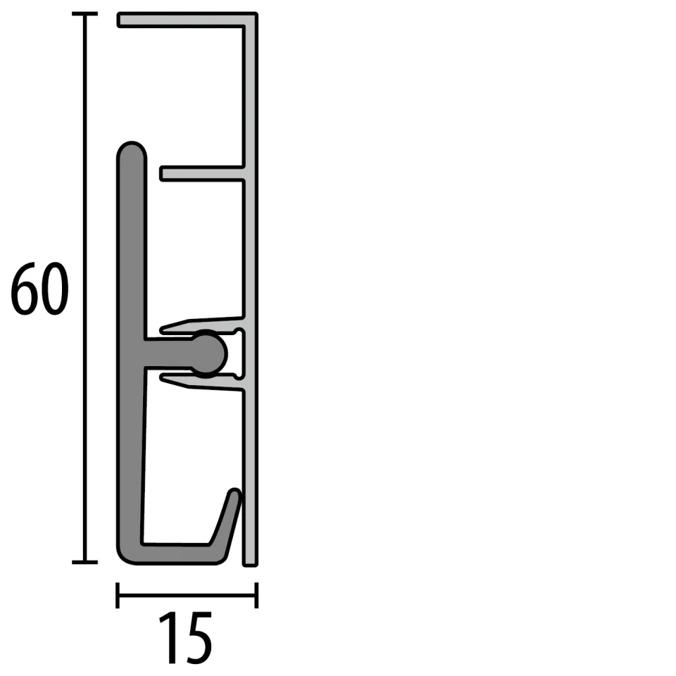 Küberit Sockelleisten 935