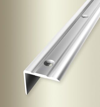 Winkelprofil 1000 mm SBS Typ 235 Aluminium poliert 0 - 17 mm versenkt gebohrt, einfach biegbar