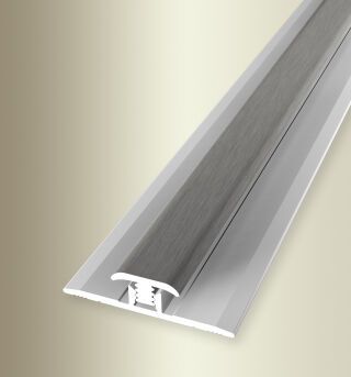 Clip-Verbinder 2600 mm SBS Typ 179 U Alu elox. edelstahloptik f.g. 3 - 5 mm ungebohrt