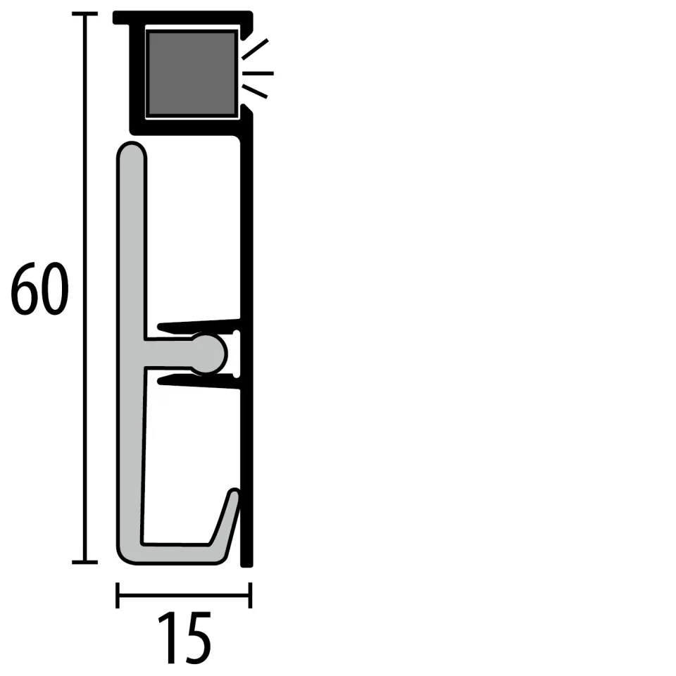 Küberit Sockelleisten 936