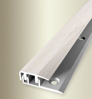 Absch.-Pr. 1000 mm SB Typ 577 H D-Clip® Alu Holzdekor Eiche creme 4 - 7,5 mm mit Holzdekor