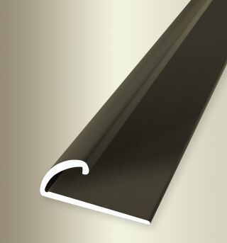 Einfassprofil 1000 mm SBS Typ 370 SK Aluminium eloxiert bronze 5 - 8,5 mm selbstklebend, umschlagbar