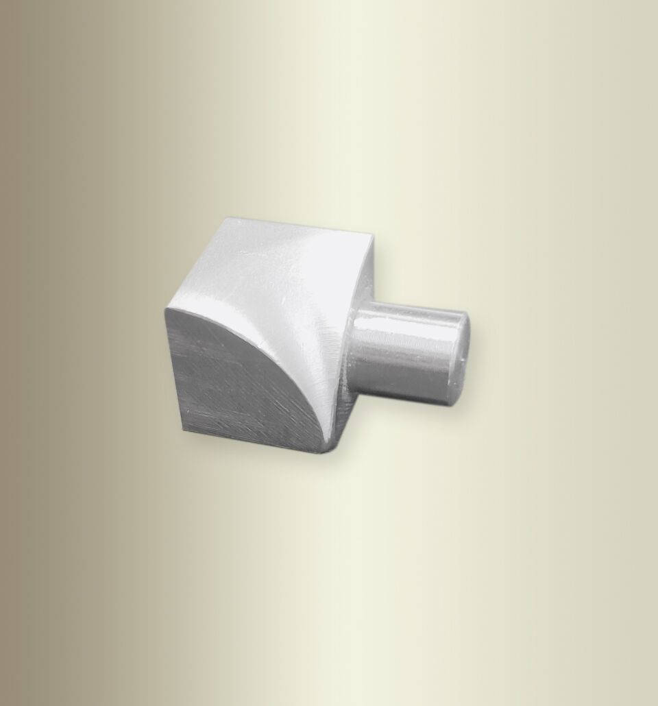 Viertelkreisprofil 90° IE 24 mm QR080 IE Edelstahl glanz