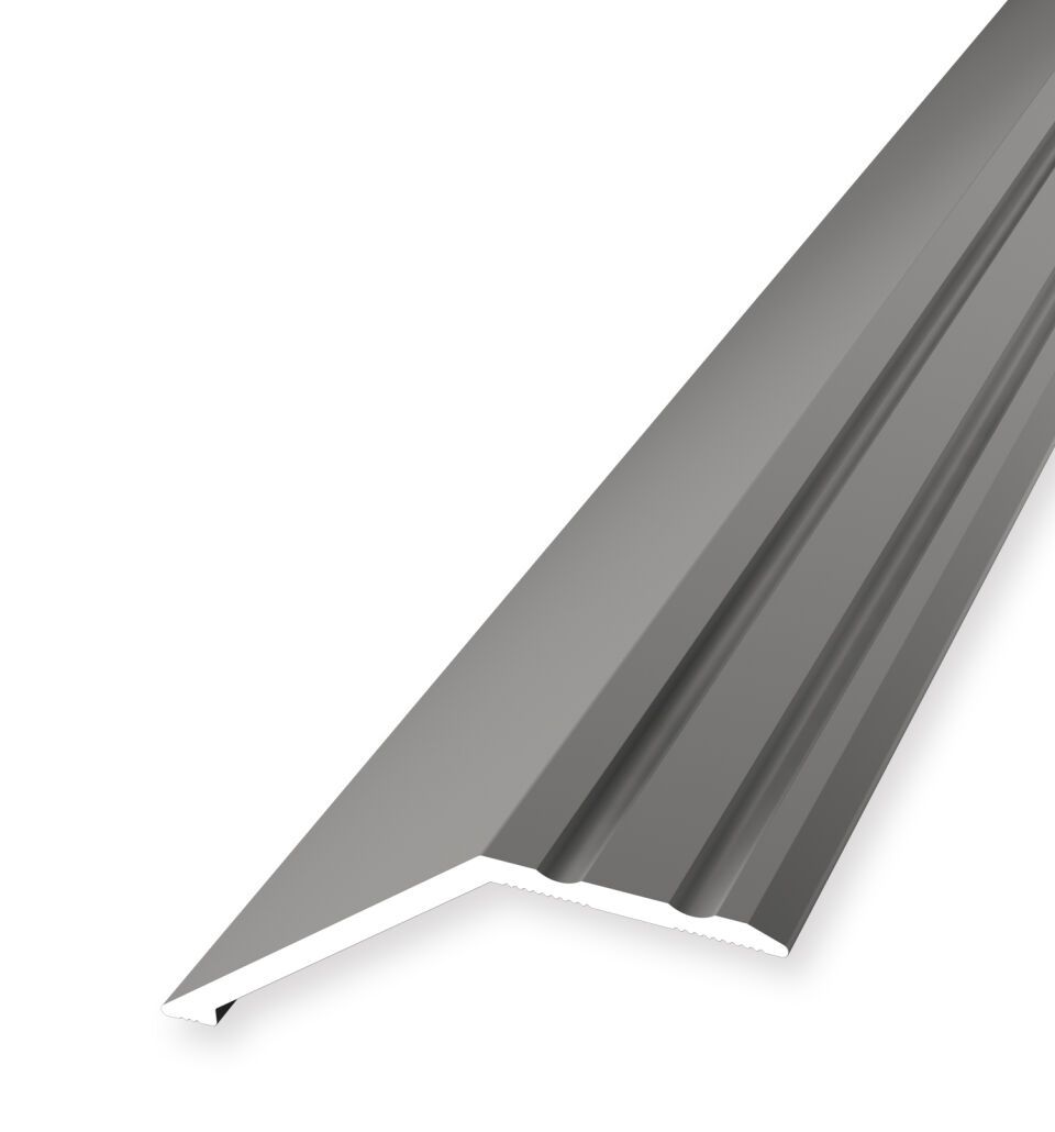 Anpassungsprofil 2700 mm SBS Typ 245 SK Aluminium eloxiert edelstahloptik 22 mm selbstklebend