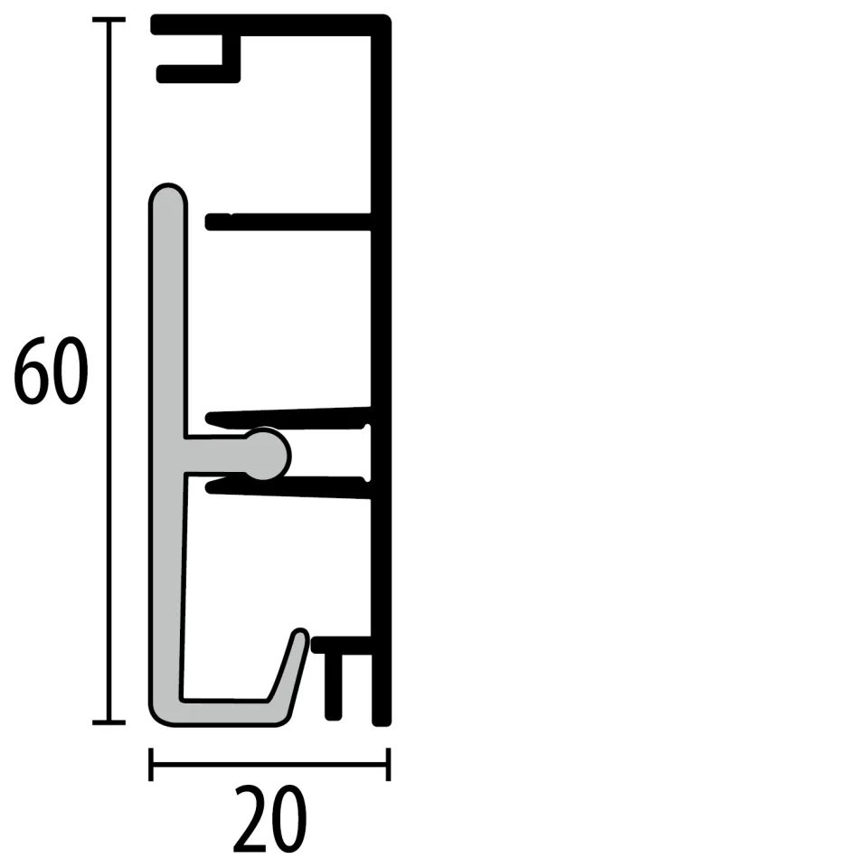 Küberit Sockelleisten 938