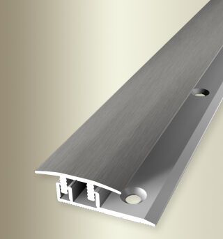 Überg.-Pr. 1000 mm SB Typ 578 D-Clip® Alu elox. edelstahloptik f.g. 4 - 7,5 mm zweiteilig