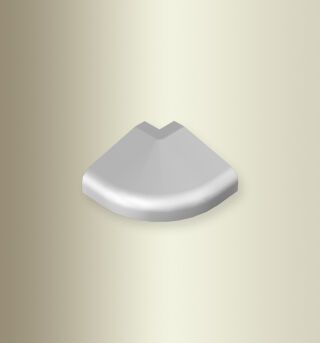 Sockelleiste 90° Außenecke Paar 928 AE Kunststoff lackiert silber