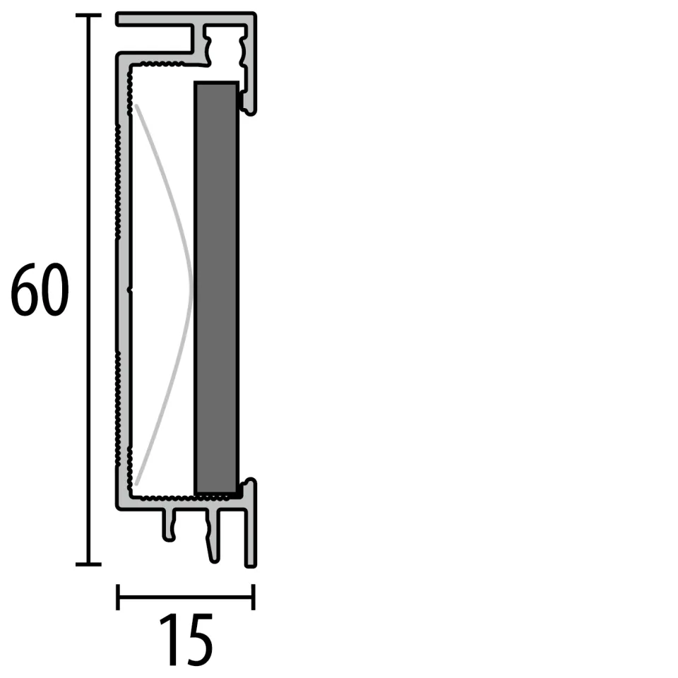 Küberit Sockelleisten 950