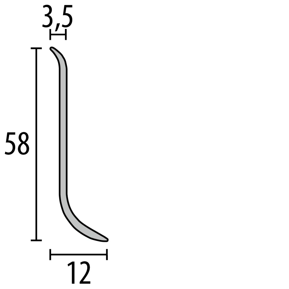 Küberit Sockelleisten 912