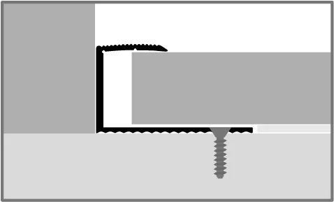 Einfassprofil 2700 mm SBS Typ 215 H Alu Holzdekor Eiche w. gek. 14 - 15,2 mm mit Holzdekor Einfassprofil 2700 mm SBS Typ 215 H Alu Holzdekor Eiche w. gek. 14 - 15,2 mm mit Holzdekor