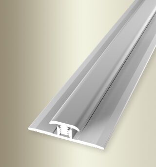 Clip-Verbinder 2600 mm SBS Typ 179 U Aluminium eloxiert silber 3 - 5 mm ungebohrt