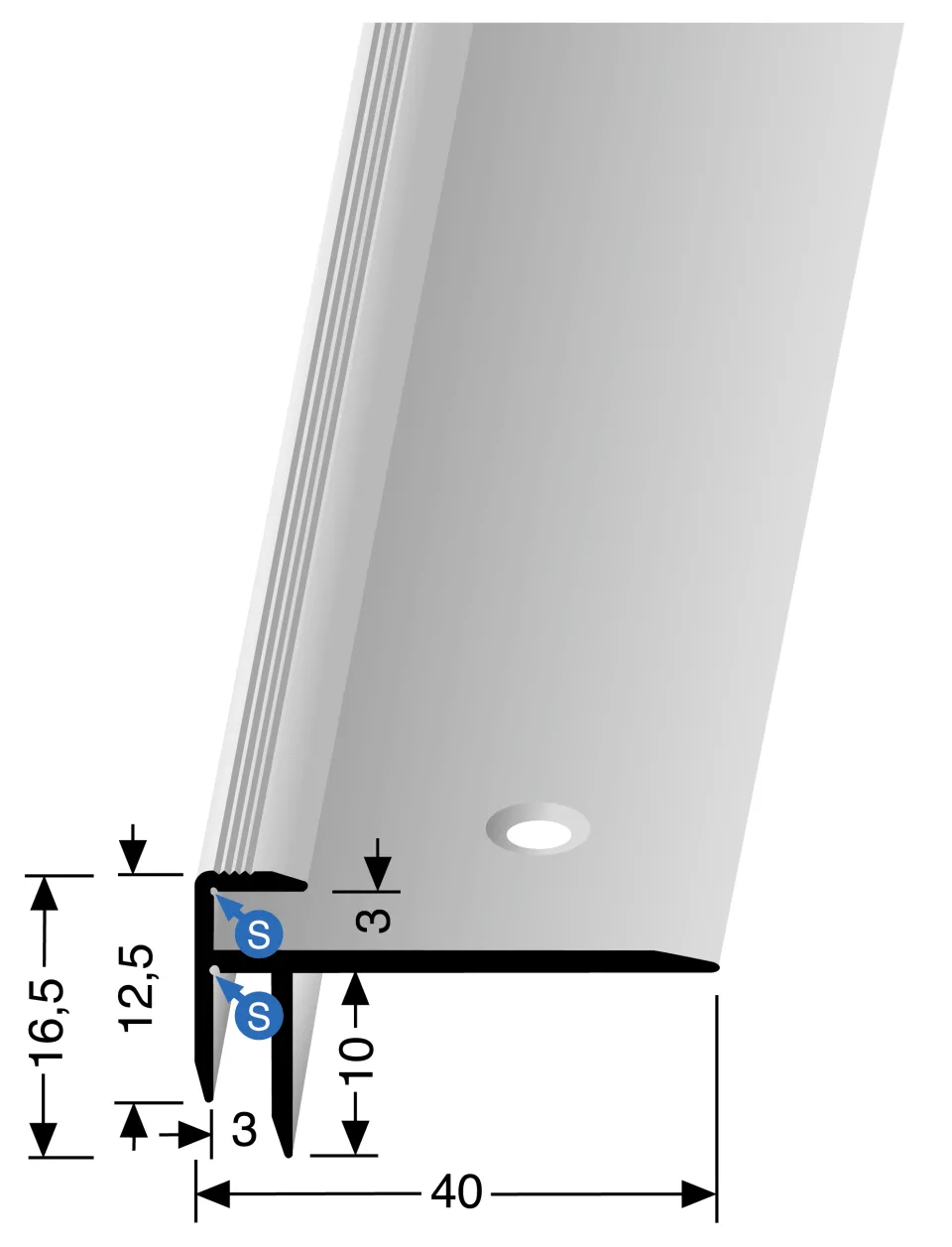 Küberit Treppenkantenprofile 826