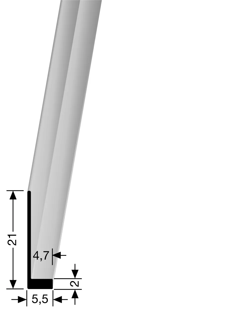 Küberit Sockelleisten 926