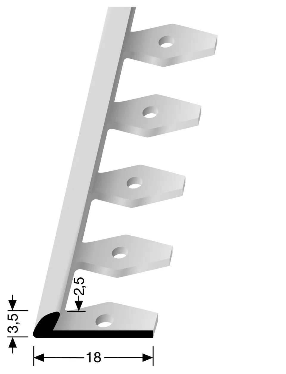 Küberit Abschlussprofile 356