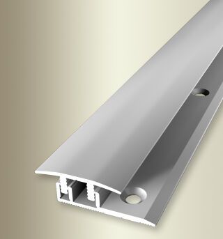 Überg.-Pr. 1000 mm SB Typ 578 D-Clip® Alu eloxiert silber 4 - 7,5 (5 - 12)* mm zweiteilig