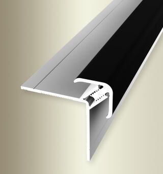 Clip-Außenecke 2600 mm SBS Typ 151 U Alu pulv. schw. mat (RAL9005) 6,5-9,5 mm ungebohrt