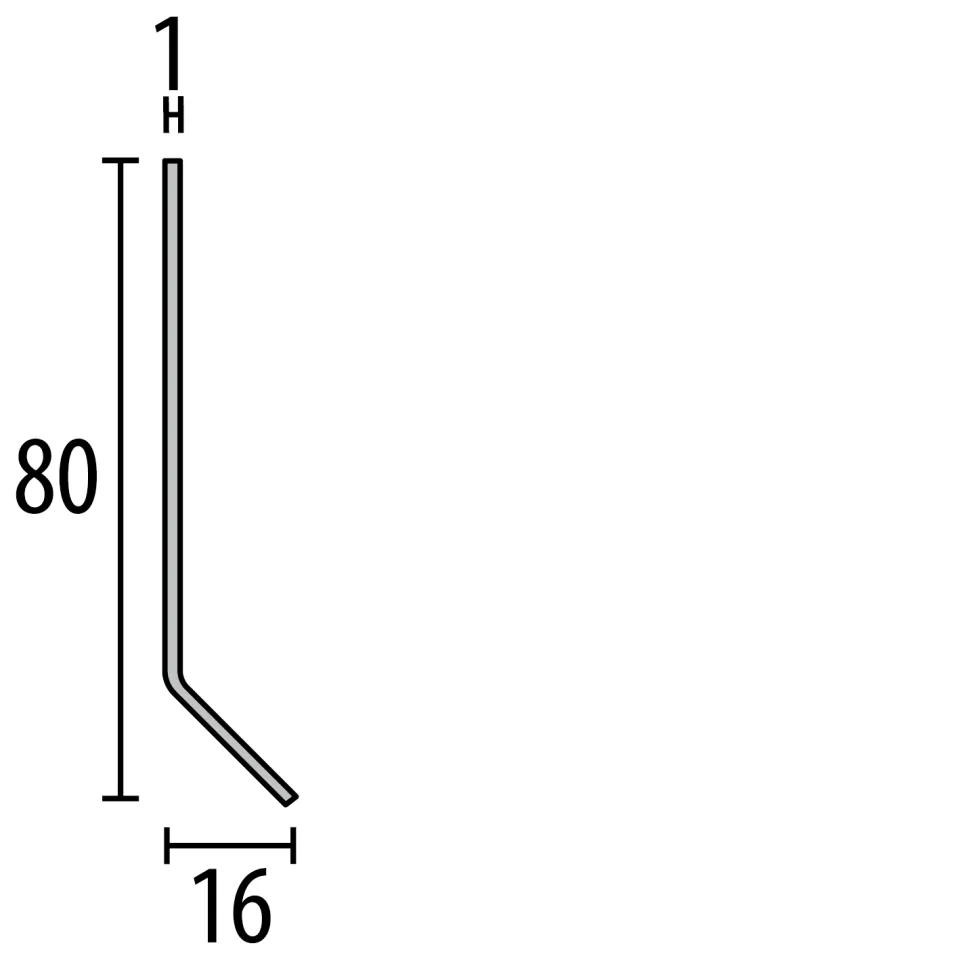 Küberit Sockelleisten 916