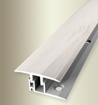 Überg-Pr 1000 mm SB Typ 588XL H E-Cl® XL Alu Holzdekor Eiche creme 8 - 12 mm zweiteilig