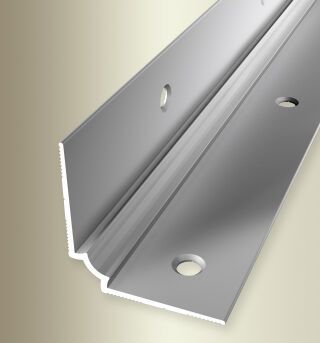 Treppen-Innenw. 2500 mm SBS Typ 870 IW Aluminium eloxiert silber 2,5 mm doppelt versetzt versenkt gebohrt