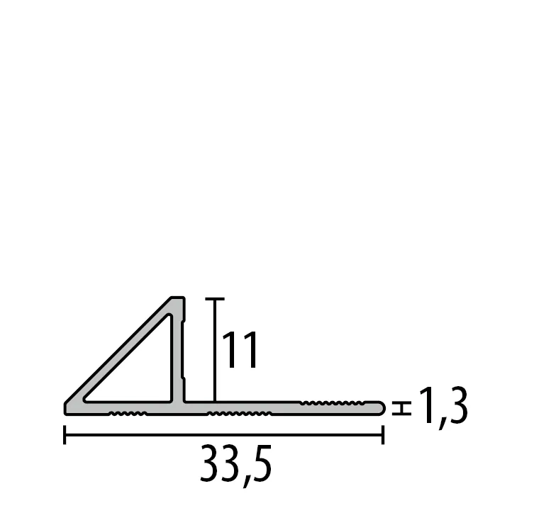 Küberit Fliesenprofile 90° Innenecken TC110