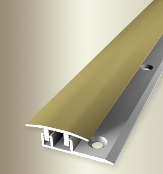 Überg.-Pr. 1000 mm SB Typ 578 D-Clip® Alu eloxiert gold 4 - 7,5 (5 - 12)* mm zweiteilig