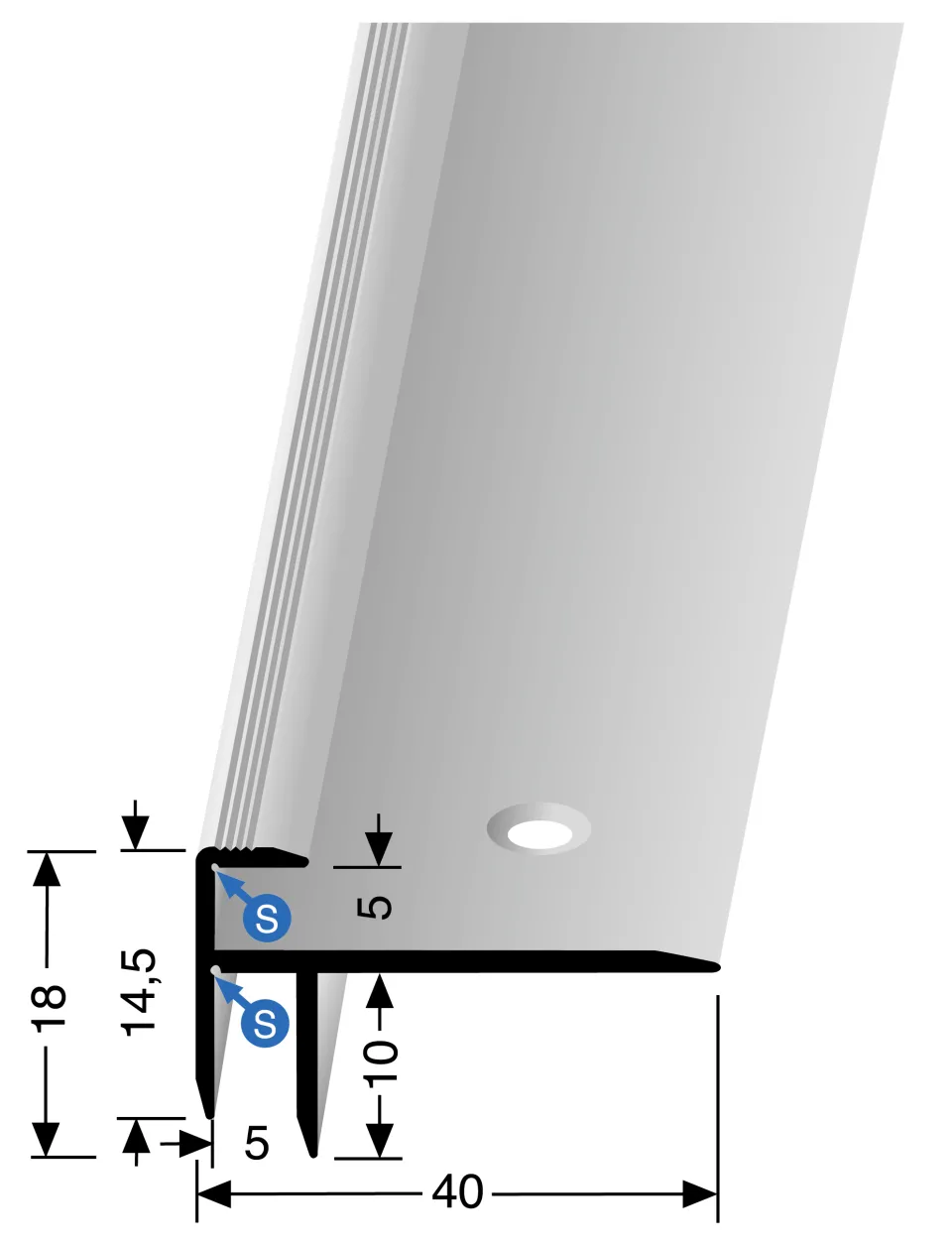 Küberit Treppenkantenprofile 830