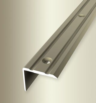 Winkelprofil 1000 mm SBS Typ 235 Aluminium eloxiert sand 0 - 17 mm versenkt gebohrt, einfach biegbar