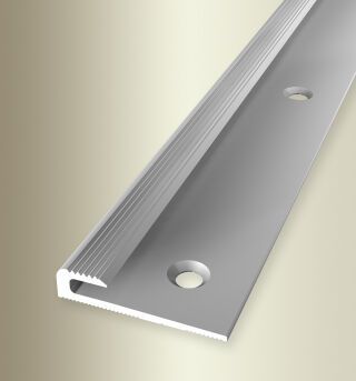 Einfassprofil 1000 mm SBS Typ 804 Aluminium eloxiert silber 3 mm versenkt gebohrt