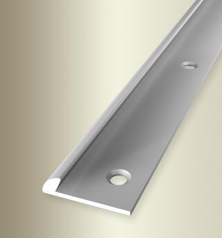 Abschlussprofil 1000 mm SBS Typ 357 Aluminium eloxiert silber 3 mm versenkt gebohrt