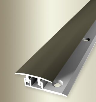 Überg.-Pr. 1000 mm SB Typ 578 D-Clip® Alu eloxiert bronze 4 - 7,5 (5 - 12)* mm zweiteilig