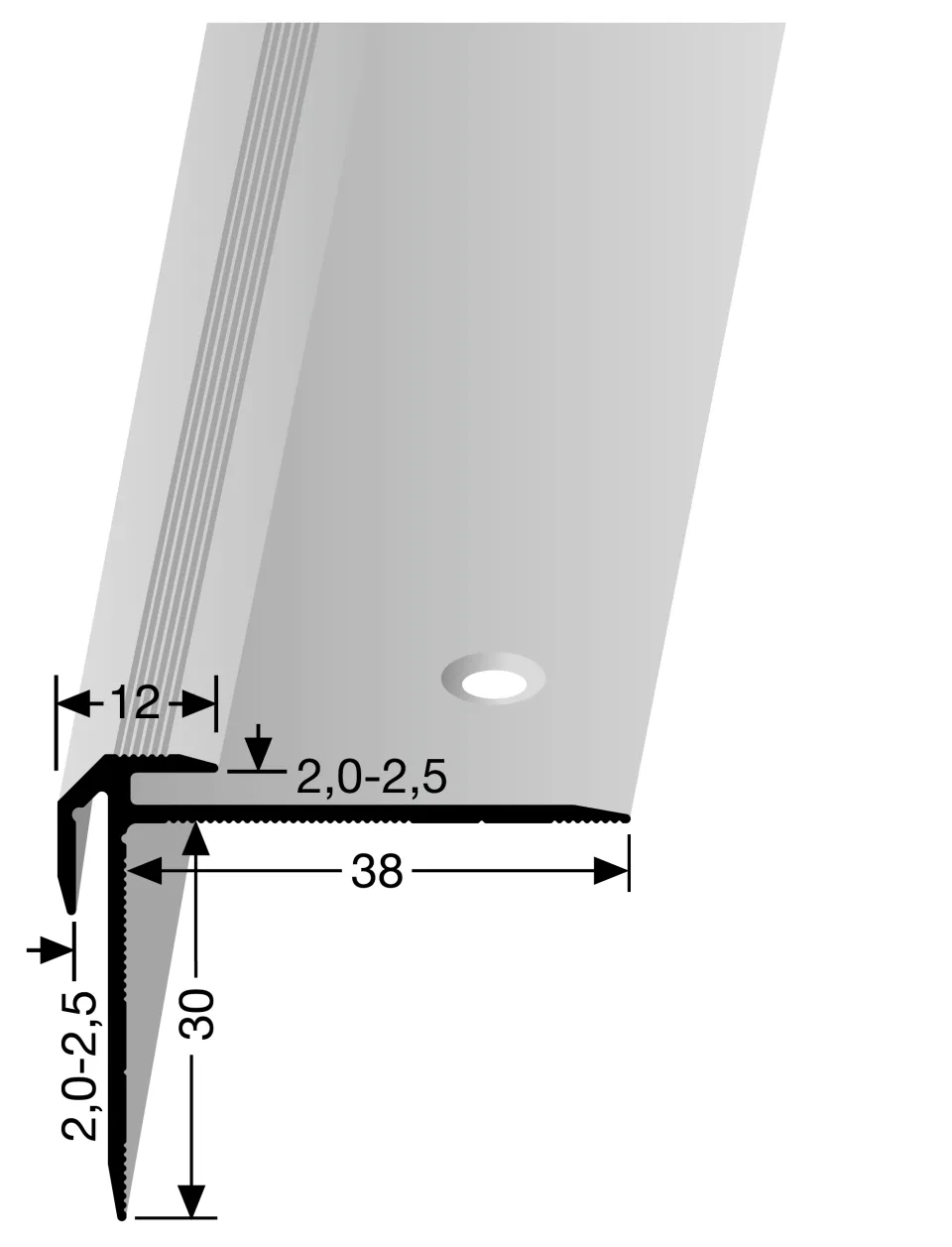 Küberit Treppenkantenprofile 832