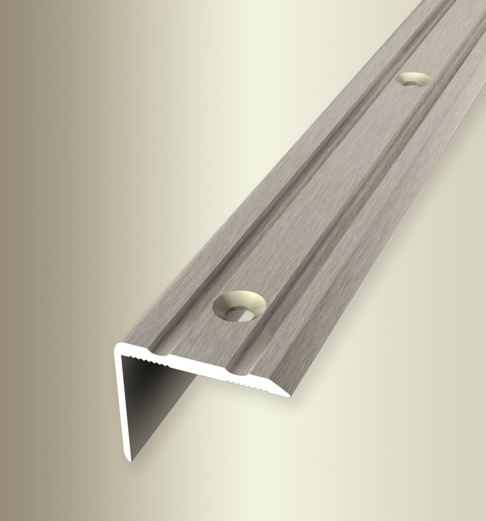 Winkelprofil 1000 mm SBS Typ 235 Alu elox. platinium f.g. 0 - 17 mm versenkt gebohrt, einfach biegbar