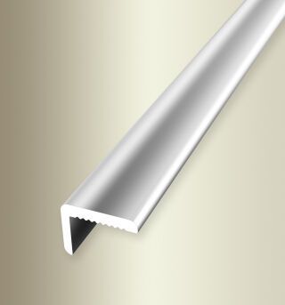 Wi-Pr; Absch-Pr 2550 mm SBS Typ 279 U Alu poliert eloxiert silber glanz 8,2 mm ungebohrt, Minileiste