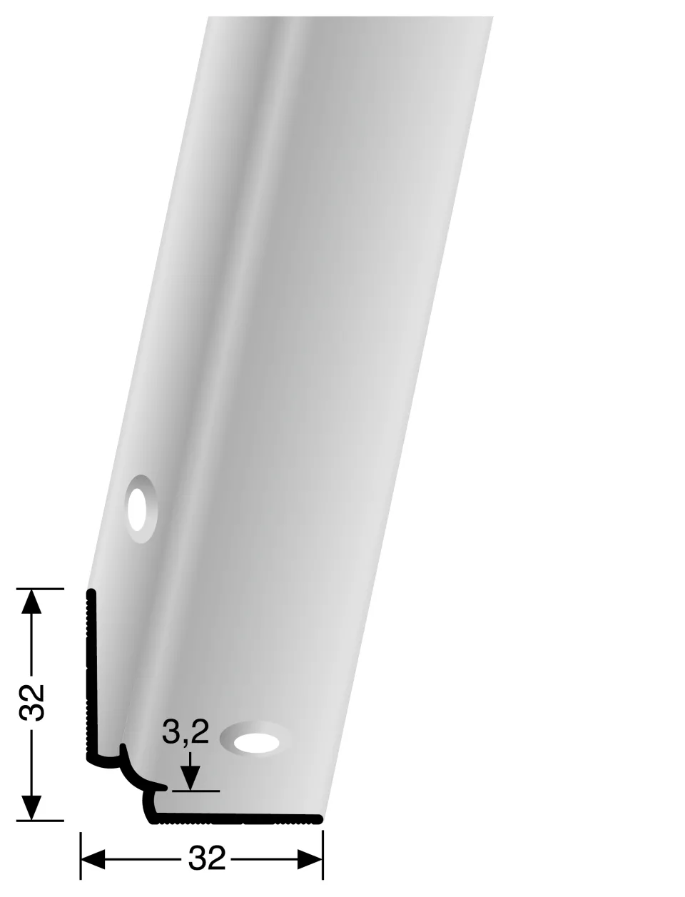 Küberit Treppen-Innenwinkel 877IW