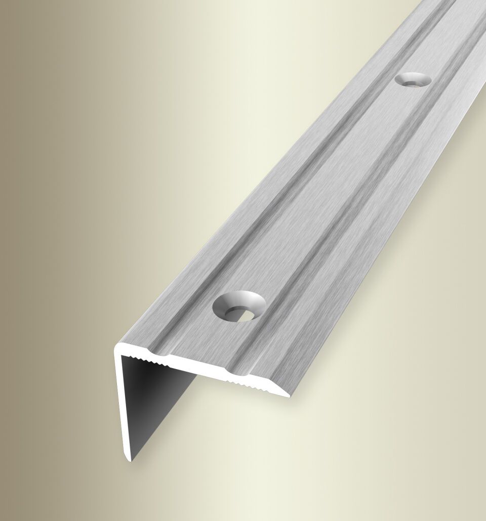 Winkelprofil 1000 mm SBS Typ 235 Alu elox. silber f.g. 0 - 17 mm versenkt gebohrt, einfach biegbar
