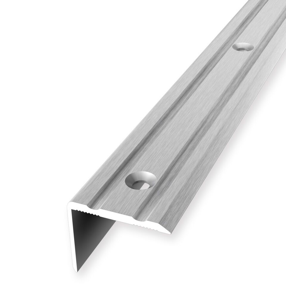 Winkelprofil 1000 mm SBS Typ 235 Alu elox. silber f.g. 0 - 17 mm versenkt gebohrt, einfach biegbar